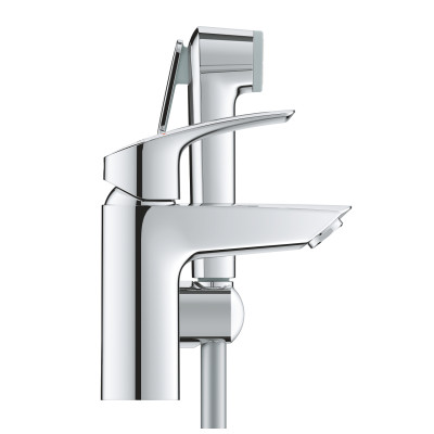 Змішувач одноважільний Grohe Eurosmart New Для раковини S-Size з гігієнічним душем (23124003) Змішувач одноважільний Grohe Eurosmart New Для раковини S-Size з гігієнічним душем (23124003)