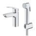 Змішувач одноважільний Grohe Eurosmart New Для раковини S-Size з гігієнічним душем (23124003) Змішувач одноважільний Grohe Eurosmart New Для раковини S-Size з гігієнічним душем (23124003)