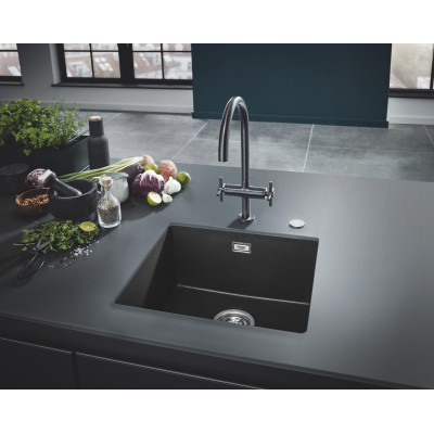 Мойка для кухни Grohe 457 x 406 мм, Granite Black (31653AP0) Мойка для кухни Grohe 457 x 406 мм, Granite Black (31653AP0)