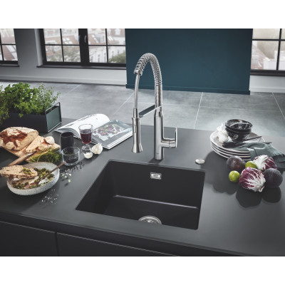 Мойка для кухни Grohe 457 x 406 мм, Granite Black (31653AP0) Мойка для кухни Grohe 457 x 406 мм, Granite Black (31653AP0)