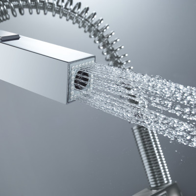 Смеситель однорычажный Grohe Eurocube для мойки (31395000)