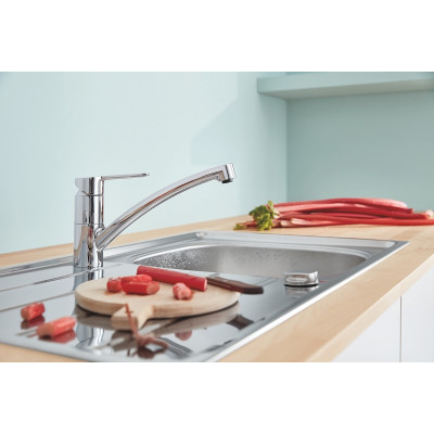 Змішувач одноважільний Grohe BauEco для мийки (31680000)