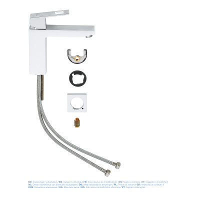 Змішувач одноважільний Grohe Eurocube для раковини M-Size (23446000) Змішувач одноважільний Grohe Eurocube для раковини M-Size (23446000)