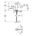 Смеситель однорычажный Grohe Essence для раковины S-Size (24172KF1)