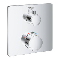 Термостат для душу Grohe Grohtherm з перемикачем на 2 положення верхній/ручний душ (24079000) Термостат для душу Grohe Grohtherm з перемикачем на 2 положення верхній/ручний душ (24079000)