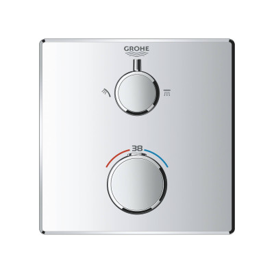 Термостат для душа Grohe Grohtherm с переключателем на 2 положения верхний/ручной душ (24079000) Термостат для душа Grohe Grohtherm с переключателем на 2 положения верхний/ручной душ (24079000)