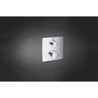 Термостат для душа Grohe Grohtherm с переключателем на 2 положения верхний/ручной душ (24079000) Термостат для душа Grohe Grohtherm с переключателем на 2 положения верхний/ручной душ (24079000)