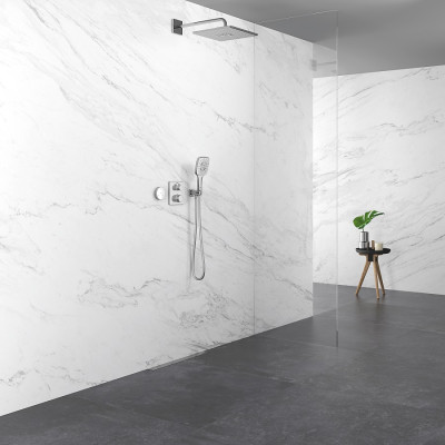 Термостат для душа Grohe Grohtherm с переключателем на 2 положения верхний/ручной душ (24079000) Термостат для душа Grohe Grohtherm с переключателем на 2 положения верхний/ручной душ (24079000)