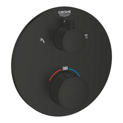 Термостат для душа Grohe Grohtherm с переключателем на 2 положения верхний/ручной душ (1022082430) Термостат для душа Grohe Grohtherm с переключателем на 2 положения верхний/ручной душ (1022082430)