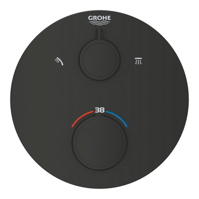 Термостат для душа Grohe Grohtherm с переключателем на 2 положения верхний/ручной душ (1022082430) Термостат для душа Grohe Grohtherm с переключателем на 2 положения верхний/ручной душ (1022082430)