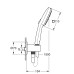 Душовий набір Grohe Tempesta Cube 110, 3 режими струменя (26910003) Душовий набір Grohe Tempesta Cube 110, 3 режими струменя (26910003)