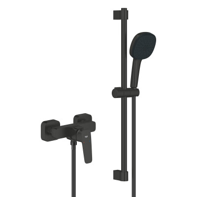 Смеситель однорычажный Grohe Cubeo для душа с душевым гарнитуром (1018252430) Смеситель однорычажный Grohe Cubeo для душа с душевым гарнитуром (1018252430)