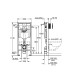 Комплект 3-в-1 для унитаза Grohe Rapid SL (кнопка Skate Air) + 37131000 (38722001) Комплект 3-в-1 для унитаза Grohe Rapid SL (кнопка Skate Air) + 37131000 (38722001)