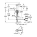 Смеситель однорычажный Grohe Essence для биде 1/2" S-размера (24178001) Смеситель однорычажный Grohe Essence для биде 1/2" S-размера (24178001)