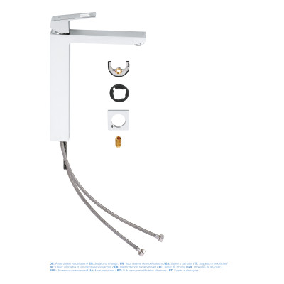 Змішувач одноважільний Grohe Eurocube для раковини XL-Size (23406000) Змішувач одноважільний Grohe Eurocube для раковини XL-Size (23406000)