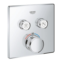 Термостат скрытого монтажа Grohe Grohtherm SmartControl с двумя кнопками управления (29124000)