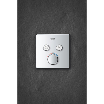Термостат скрытого монтажа Grohe Grohtherm SmartControl с двумя кнопками управления (29124000)