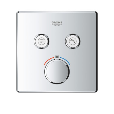 Термостат скрытого монтажа Grohe Grohtherm SmartControl с двумя кнопками управления (29124000)