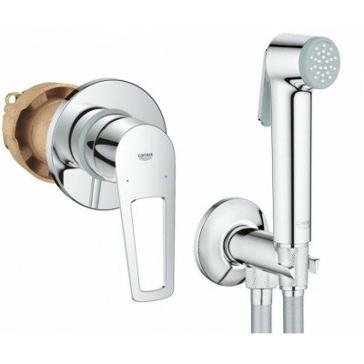 Набор Grohe BauLoop New 2 в 1 для туалета, гигиенический душ со смесителем скрыт. монтажа (UA2904200B) Набор Grohe BauLoop New 2 в 1 для туалета, гигиенический душ со смесителем скрыт. монтажа (UA2904200B)