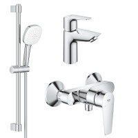 Комплект змішувачів Grohe BauEdge New 3 в 1 для ванної (UA123208S1) Комплект змішувачів Grohe BauEdge New 3 в 1 для ванної (UA123208S1)
