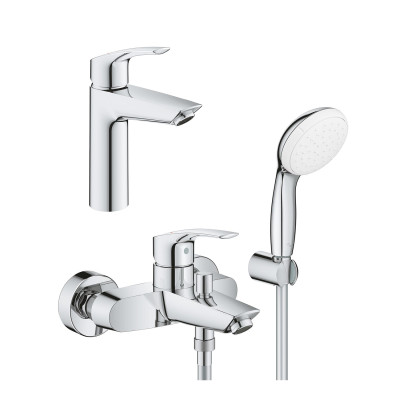 Комплект змішувачів Grohe Eurosmart 2 в 1 для ванної (UA123302M0)