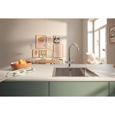 Смеситель для кухни Grohe Blue Pure BauCurve для подачи технической и фильтрованной воды (30580000) Смеситель для кухни Grohe Blue Pure BauCurve для подачи технической и фильтрованной воды (30580000)