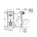 Комплект 3-в-1 для унитаза Grohe Rapid SL (кнопка Skate Air) + 37131000 (38721001) Комплект 3-в-1 для унитаза Grohe Rapid SL (кнопка Skate Air) + 37131000 (38721001)