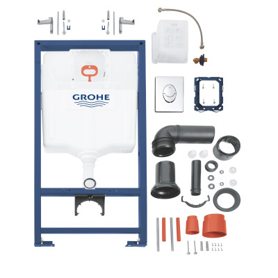 Комплект 3-в-1 для унитаза Grohe Rapid SL (кнопка Skate Air) + 37131000 (38721001) Комплект 3-в-1 для унитаза Grohe Rapid SL (кнопка Skate Air) + 37131000 (38721001)