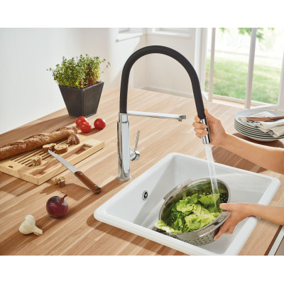 Смеситель однорычажный Grohe Concetto для мойки (31491000) Смеситель однорычажный Grohe Concetto для мойки (31491000)