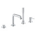 Смеситель однорычажный Grohe Essence для ванны на 4 отверстия 25251001)