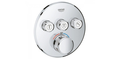 Термостат настенный на 3 выхода GROHE GROHTHERM SMARTCONTROL 29121000 Термостат настенный на 3 выхода GROHE GROHTHERM SMARTCONTROL 29121000