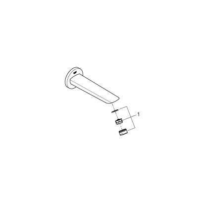 Излив для ванны Grohe BauCosmopolitan New (13255001) Излив для ванны Grohe BauCosmopolitan New (13255001)