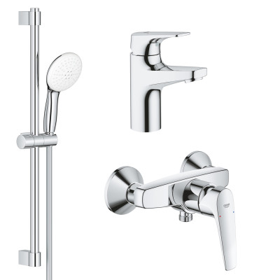 Комплект смесителей Grohe BauFlow 3 в 1 для душа (UA121630S1) Комплект смесителей Grohe BauFlow 3 в 1 для душа (UA121630S1)