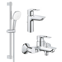 Комплект змішувачів Grohe BauLoop New 3 в 1 для ванної (UA123215M1) Комплект змішувачів Grohe BauLoop New 3 в 1 для ванної (UA123215M1)