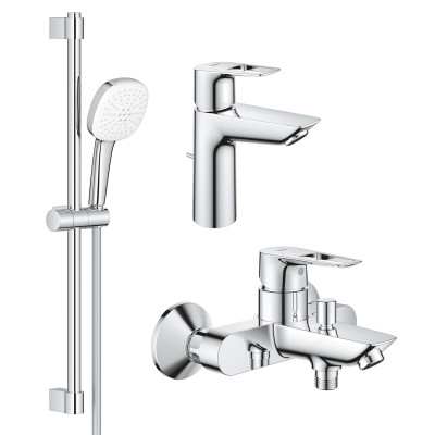 Комплект смесителей Grohe BauLoop New 3 в 1 для ванной (UA123215M1) Комплект смесителей Grohe BauLoop New 3 в 1 для ванной (UA123215M1)