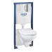 Комплект Grohe Bau Ceramic, инсталляционная система с подвесным унитазом (39586000)