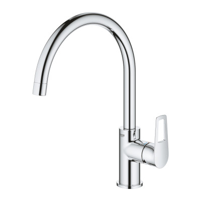 Смеситель однорычажный Grohe BauLoop New для мойки (31368001)