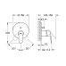 Смеситель однорычажный Grohe Eurosmart Cosmopolitan на 2 выхода (24045000) Смеситель однорычажный Grohe Eurosmart Cosmopolitan на 2 выхода (24045000)
