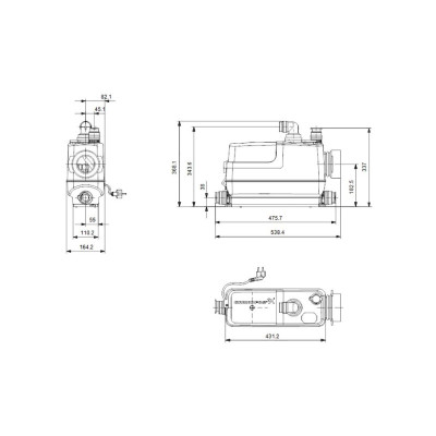 Канализационная насосная станция Grundfos Sololift2 CWC-3 (97775316) Канализационная насосная станция Grundfos Sololift2 CWC-3 (97775316)