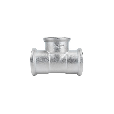 Фитинг резьбовой латунный тройник ВН 1/2" Icma 811202AD06 Фитинг резьбовой латунный тройник ВН 1/2" Icma 811202AD06