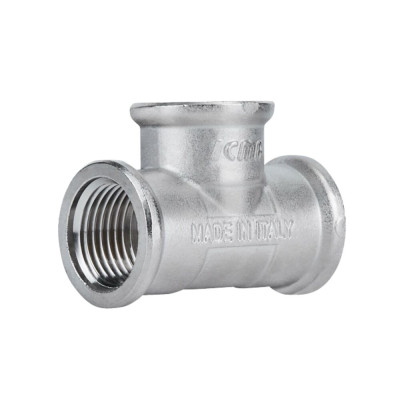 Фитинг резьбовой латунный тройник ВН 1/2" Icma 811202AD06