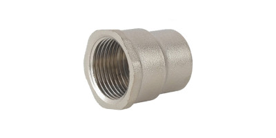Фітинг різьбовий латунний муфта ВН 1 1/2"x1" Icma 811214AFAH06 Фітинг різьбовий латунний муфта ВН 1 1/2"x1" Icma 811214AFAH06