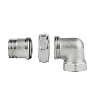 Фитинг резьбовой латунный сгон угловой (американка) ВН-НАР 3/4" Icma 85808AE06