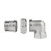Фитинг резьбовой латунный сгон угловой (американка) ВН-НАР 3/4" Icma 85808AE06