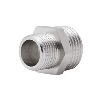 Фітинг різьбовий латунний ніпель НАР 3/8"x1/2" Icma 811211ACAD06 Фітинг різьбовий латунний ніпель НАР 3/8"x1/2" Icma 811211ACAD06