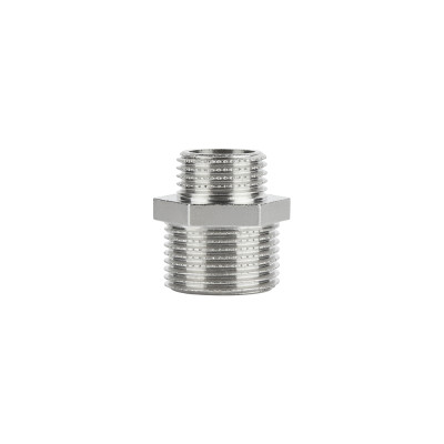 Фитинг резьбовой латунный ниппель НАР 1/2"x3/4" Icma 811211ADAE06