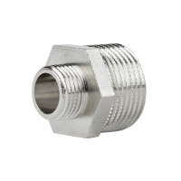 Фитинг резьбовой латунный ниппель НАР 1"x1/2" Icma 811211ADAF06 Фитинг резьбовой латунный ниппель НАР 1"x1/2" Icma 811211ADAF06