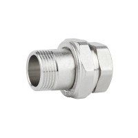 Фитинг резьбовой латунный сгон прямой (американка) ВН-НАР 3/4" Icma 85818AE06 Фитинг резьбовой латунный сгон прямой (американка) ВН-НАР 3/4" Icma 85818AE06