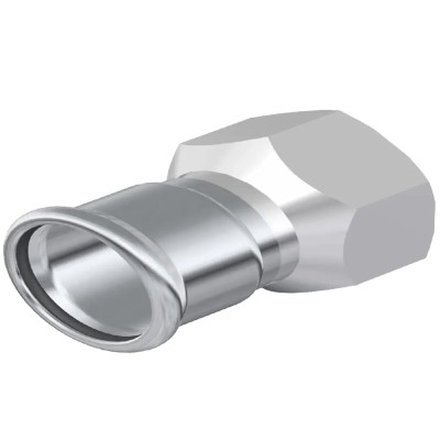 Прес-фітинг з нержавіючої сталі-муфта ВН (1 муфта) AISI 316L 18x3/4" Isotubi F17183/46 Прес-фітинг з нержавіючої сталі-муфта ВН (1 муфта) AISI 316L 18x3/4" Isotubi F17183/46