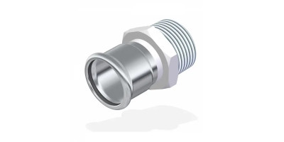 Прес-фітинг з нержавіючої сталі-муфта НАР (1 муфта) AISI 316L 15x1/2" Isotubi F18151/26 Прес-фітинг з нержавіючої сталі-муфта НАР (1 муфта) AISI 316L 15x1/2" Isotubi F18151/26